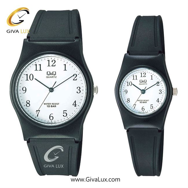 ساعت مچی اورجینال ست کیو اند کیو Q&Q مشکی | مشکی| سفید| کد رفرنس مردانه: VP34J002Y، زنانه: VP35J002Y